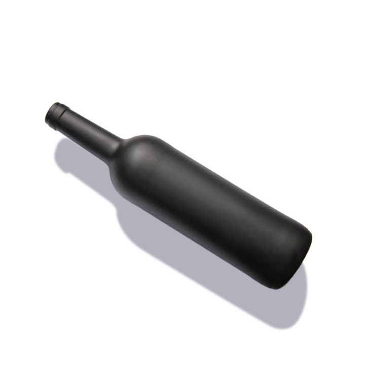 750ml Black Matte Wine Bottles